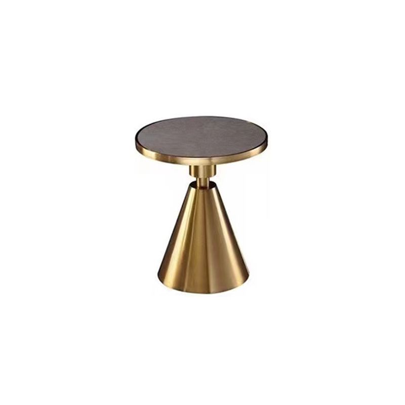 Voetstuk Basisontwerp Cocktailtafel Marmeren tafel Ronde salontafel met metalen basis