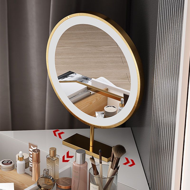Tocador de maquillaje de madera escandinavo de madera tocador de tocador