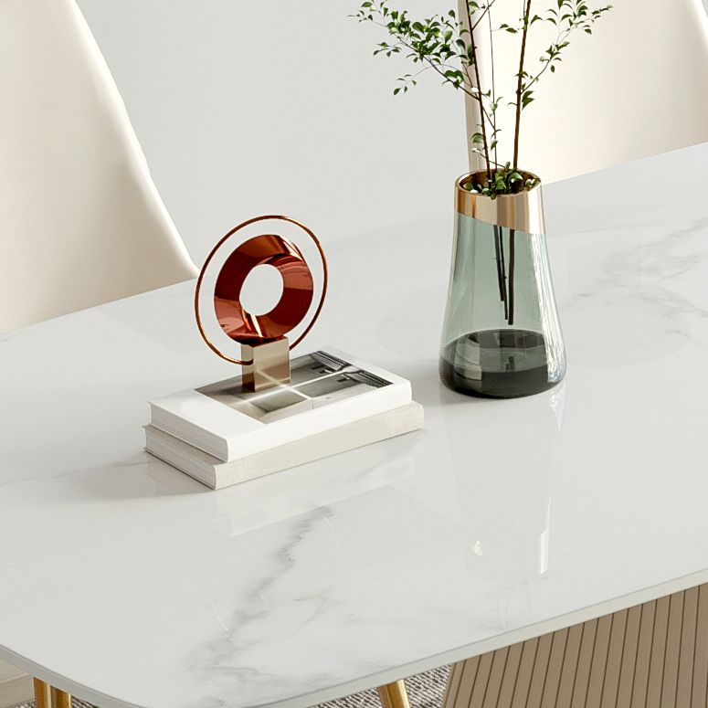 Traditional Luxury Dining Table White Rectangle Sintered Stone Table with Pedestal Base Clearhalo ' dining_table' 'Dining Tables & Seating' 'Dining Tables' 'furn' 'furn_dining_table' 'Furniture' 'furniture_dining_table' 'Kitchen & Dining Furniture' 'kitchen&dining_furn' 'kitchen' 'kitchen_dining_table' 1200x1200_864cc9d8-9bb7-4a4e-bb23-3ffac3153755