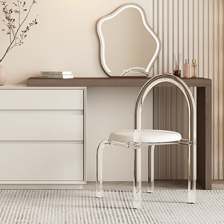 Traglita tradizionale vanità per il trucco da letto in legno Vanity con cassetto