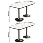Industrial Dining Room Table White Sintered Stone Table with Black Metal Base Clearhalo ' dining_table' 'Dining Tables & Seating' 'Dining Tables' 'furn' 'furn_dining_table' 'Furniture' 'furniture_dining_table' 'Kitchen & Dining Furniture' 'kitchen&dining_furn' 'kitchen' 'kitchen_dining_table' 1200x1200_864e1912-a683-4be4-958f-dcd8ca8cded0