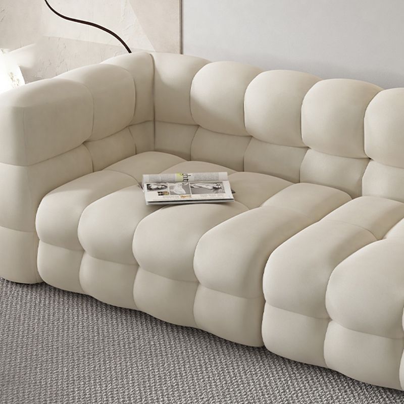 Eigentijds 26.77 "H Biscuit Back Tuxedo Arm Sofa voor woonkamer