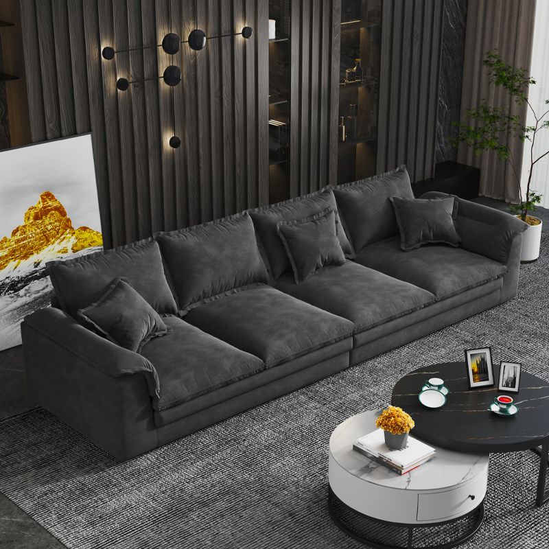 Sofá de brazo superior de almohada de almohada de almohada y almohada de la parte posterior de la parte posterior - 29.92 "H