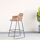 Modern Style Metal Bar Stool with Footrest and Low Back Balcony Lounge Bar Stool 30 Inch Clearhalo 'Bar Furniture' 'Bar Stools' 'bar_stools' 'furniture_bar_stools' 'Kitchen & Dining Furniture' 'kitchen&dining_furn' 'kitchen' 'kitchen_furn' Furniture' 1200x1200_86515aeb-89e5-4640-bf1e-e361e1ae3da5