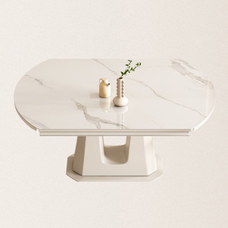 5/7/9/11ホームのための焼結石トップホワイトラウンドダイニングセット