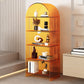 Modern Closed Back Vertical Bookshelf Acrylic Bookcase with Shelves