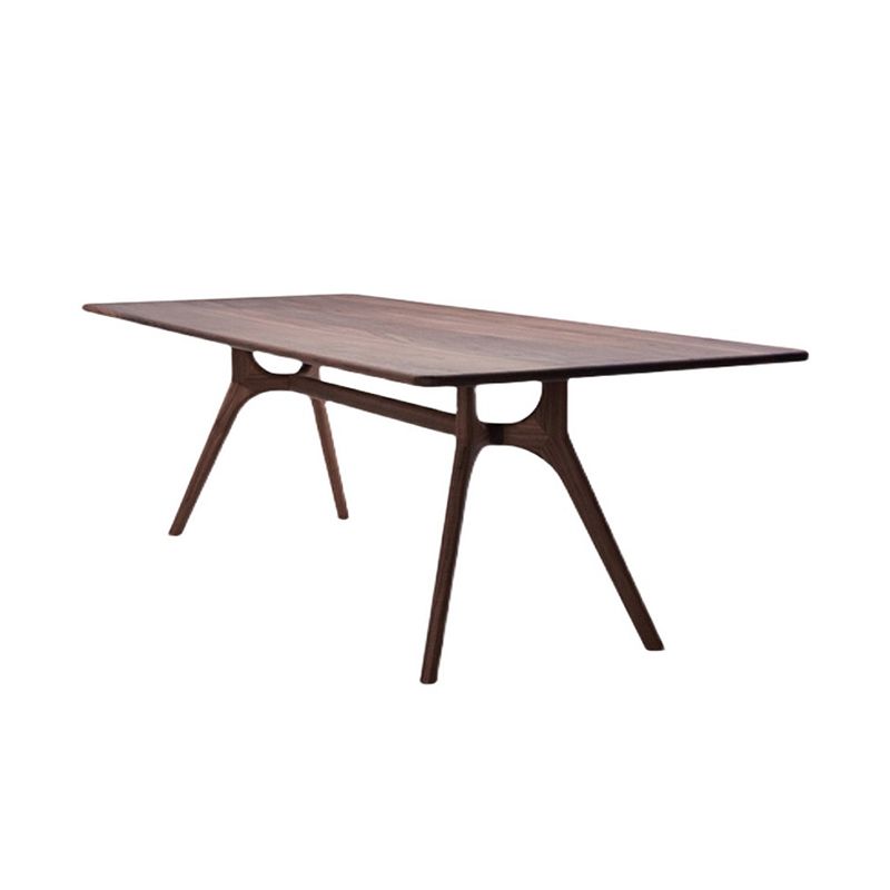Dining Room Rectangle Dinner Table Kitchen Solid Wood Dining Table Clearhalo 'Dining Tables & Seating' 'Dining Tables' 'dining_table' 'furn' 'furn_dining_table' 'Furniture' 'Kitchen & Dining Furniture' 1200x1200_8656a378-1287-4468-a413-c2d93a2db0ea