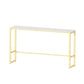 Faux Marble Top Bar Height Table Glam Style Bistro Table for Patio Use Clearhalo 'Bar Furniture' 'Bar Tables' 'bar_tables' 'furn' 'furn_bar_tables' 'Furniture' 'Kitchen & Dining Furniture' 1200x1200_8656e669-4859-4dad-a3c5-ebe3aa0cc99c