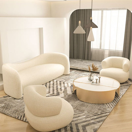 Zeitgenössischer Kamel -Back -Standardsofa Stofftuxedo Armsofa