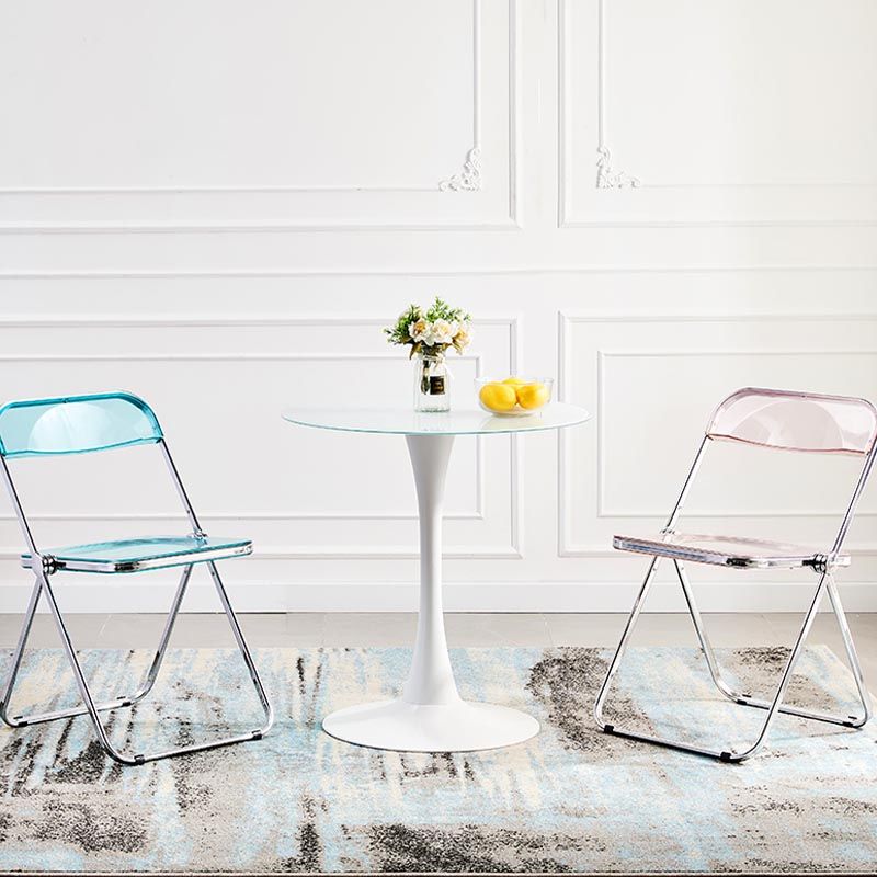 Minimalism Style Round Top Restaurant Table Metal Base Dining Table Clearhalo 'Dining Tables & Seating' 'Dining Tables' 'dining_table' 'furn' 'furn_dining_table' 'Furniture' 'furniture_dining_table' 'Kitchen & Dining Furniture' 'kitchen' 'kitchen_dining_table' 1200x1200_8659c64a-cc33-4c18-9297-0a62e4275169