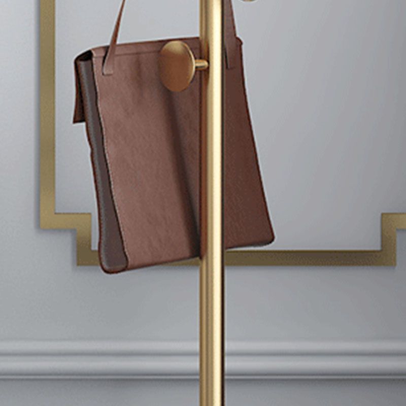 Vrijstaande hall tree marmeren basisinvoer hal boom met 8 haken