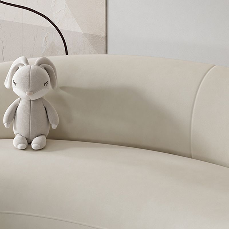 Sofá de brazo de pendiente de terciopelo contemporáneo de 23.62 "para sala de estar para sala de estar