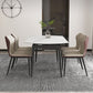 Foldable Sintered Stone Top Dining Table Round Table with Metal Base and 4 Legs Clearhalo ' dining_table' 'Dining Tables & Seating' 'Dining Tables' 'furn' 'furn_dining_table' 'Furniture' 'furniture_dining_table' 'Kitchen & Dining Furniture' 'kitchen&dining_furn' 'kitchen' 'kitchen_dining_table' 1200x1200_865b41d2-e490-4e14-8a80-7ab883eb1069
