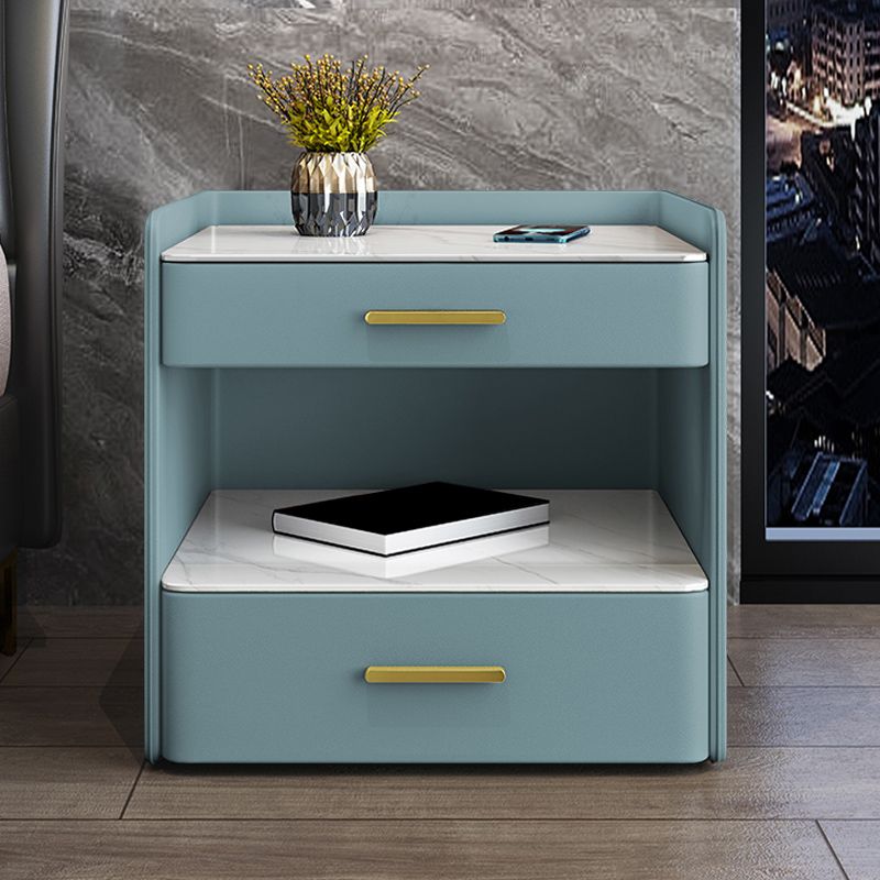 Stenen bed nachtkastje open opbergde bedkast met laden