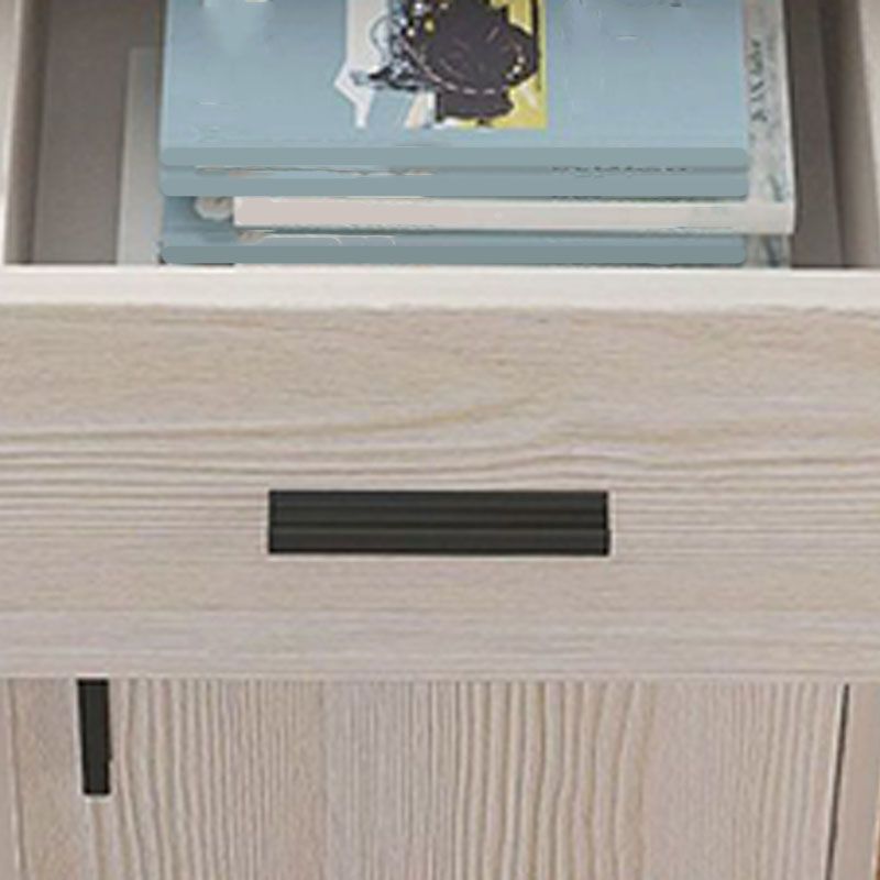 Bureau en bois contemporain Credenza bureau rectangulaire avec étagère avec étagère