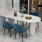 Free Form White Dining Table Sintered Stone Table Modern Style with 3 Legs Clearhalo ' dining_table' 'Dining Tables & Seating' 'Dining Tables' 'Furniture' 'furniture_dining_table' 'Kitchen & Dining Furniture' 'kitchen&dining_furn' 'kitchen' 'kitchen_dining_table' 1200x1200_8662dcfd-7e23-4b60-8fe4-4a54ce638d7a
