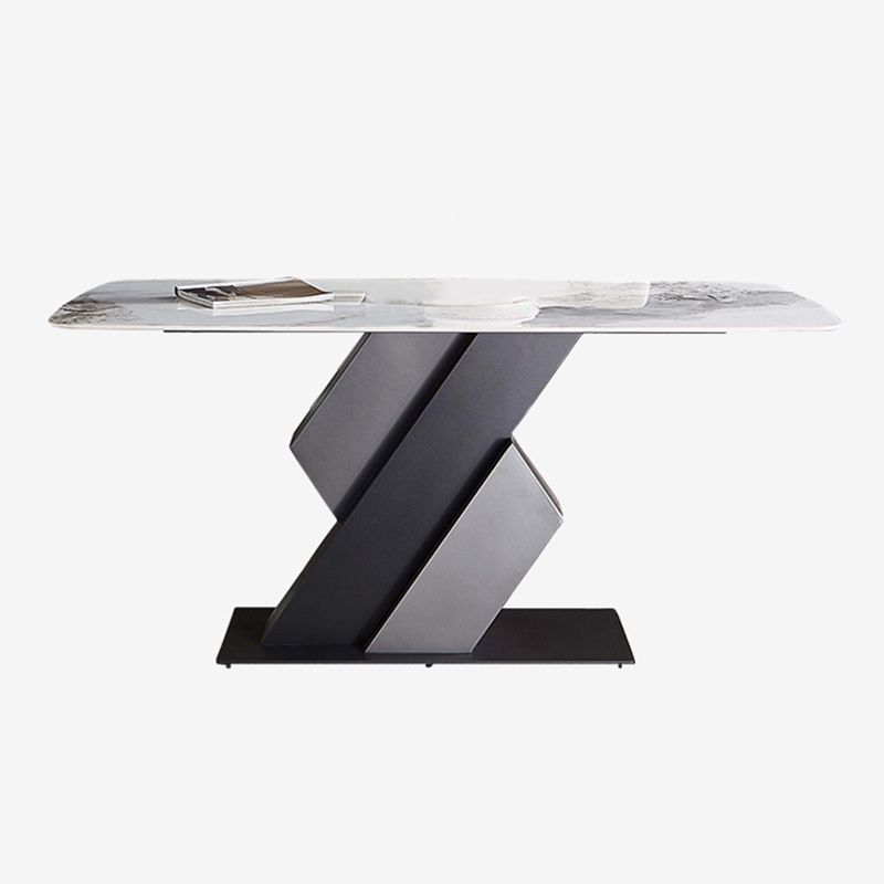 Juego de mesa de comedor rectangular moderno 1/4/5/7 piezas de comedor para hogar