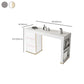 Stone Top Bar Stool Table Glam Style Rectangle Pub Table with Storage Clearhalo 'Bar Furniture' 'Bar Tables' 'bar_tables' 'furn' 'furn_bar_tables' 'Furniture' 'Kitchen & Dining Furniture' 1200x1200_866740c2-584d-49d1-831e-c0e00101c799