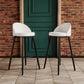 Modern Milk Tea Shop Low Back Stool Matte Finish Leather Barstool Clearhalo 'Bar Furniture' 'Bar Stools' 'bar_stools' 'furn' 'furn_bar_stools' 'Furniture' 'furniture_bar_stools' 'Kitchen & Dining Furniture' 1200x1200_86674eff-2df6-4e69-80ce-3a414ea618f5