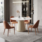 Metal Contemporary Round Dining Table Marble Top Table for Dining Room Clearhalo ' dining_table' 'Dining Tables & Seating' 'Dining Tables' 'furn' 'furn_dining_table' 'Furniture' 'furniture_dining_table' 'Kitchen & Dining Furniture' 'kitchen&dining_furn' 'kitchen' 'kitchen_dining_table' 1200x1200_8667cf20-c835-43d5-8816-859b48dd52ef