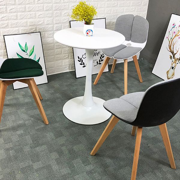 Tavolo da pranzo rotondo base per tulipano moderno tavolo fisso di pietra sinterizzata