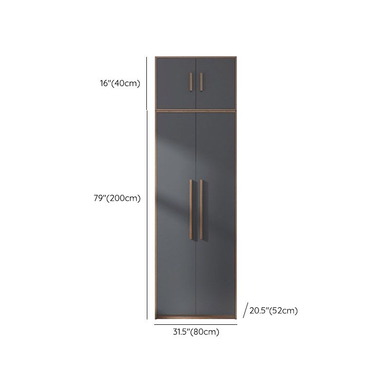 Contemporary Wardrobe Armoire Engineered Wood Wardrobe Closet