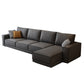 Square Arm Dark Gray Cushion Back Removable Cushions Storage Sofa Clearhalo 'furn' 'furn_sectionals' 'Furniture' 'furniture_sectionals' 'Living Room Furniture' 'Sectionals' 1200x1200_866870d5-a18c-4baf-918e-dde0a226e4b0