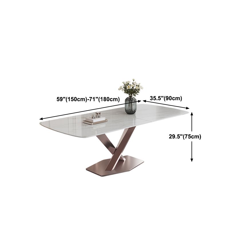 Modern 1/4/5/7 Pieces Scalable Dinette Set with Sintered Stone Rectangle Dining Table Set Clearhalo 'Dining Room Sets' 'Dining Tables & Seating' 'dining_room_set' 'furn' 'furn_dining_room_set' 'Furniture' 'furniture_dining_room_set' 'Kitchen & Dining Furniture' 1200x1200_8669b55d-1d2f-43f2-909e-28b95179eed2