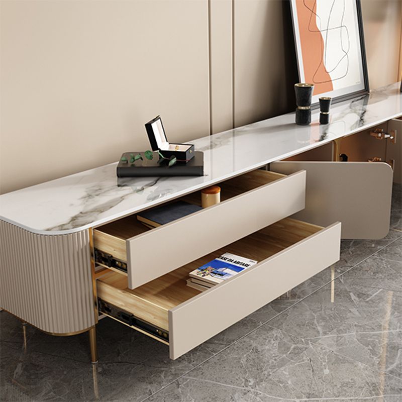 Glam Media Console Stone Media Console TV Stand with Drawers Clearhalo 'furn' 'furn_tv_stands_entertainment_centers' 'Furniture' 'Living Room Furniture' 'TV Stands & Entertainment Centers' 'TV Stands & Media Storage Furniture' 'tv_stands_entertainment_centers' 1200x1200_866e005b-e146-421b-ad6d-33cfc7bd87ce