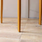 Tabouret de bar moderne avec dossier en cuir, tabouret de comptoir pour salon