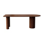 Contemporary Free Form Dining Table Solid Wood Dining Table for Kitchen