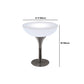 Polyethylene Round Table Industrial Style Restaurant Nightclub Lighting Bar Table Clearhalo 'Bar Furniture' 'Bar Tables' 'bar_tables' 'furn' 'furn_bar_tables' 'Furniture' 'Kitchen & Dining Furniture' 1200x1200_867283eb-5a3c-4c06-8d61-f765a9ef21c1