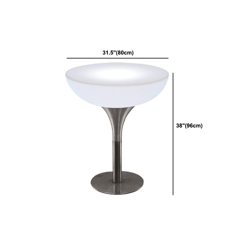 Polyethylene Round Table Industrial Style Restaurant Nightclub Lighting Bar Table Clearhalo 'Bar Furniture' 'Bar Tables' 'bar_tables' 'furn' 'furn_bar_tables' 'Furniture' 'Kitchen & Dining Furniture' 1200x1200_867283eb-5a3c-4c06-8d61-f765a9ef21c1