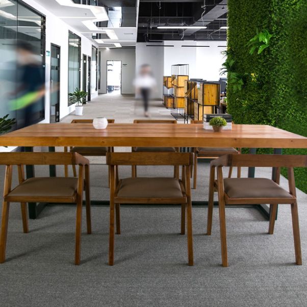 Industrial Wood Dining Room Set 1/2/7/9 Pieces Dining Furniture Set /Separate Items Clearhalo 'Dining Room Sets' 'Dining Tables & Seating' 'dining_room_set' 'furn' 'furn_dining_room_set' 'Furniture' 'furniture_dining_room_set' 'Kitchen & Dining Furniture' 'kitchen&dining_furn' 'kitchen' 1200x1200_86738d3c-8696-4a69-ac61-1054d9a7e96f