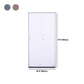 Metal Hinged Wardrobe Cabinet Contemporary Wardrobe Armoire for Home