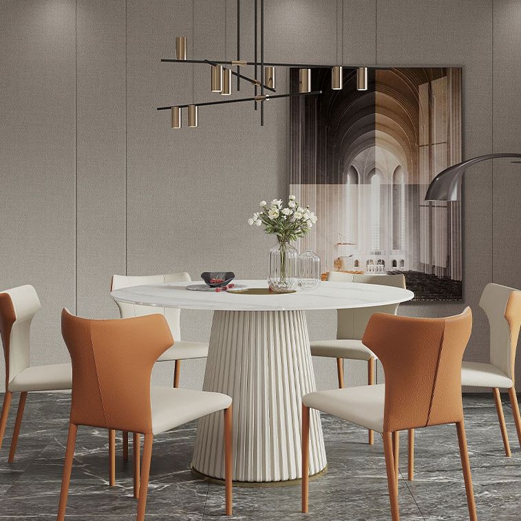 Nordic Style 1/4/5/7 Pieces Dining Sintered Stone Dining Table Set for Kitchen Clearhalo 'Dining Room Sets' 'Dining Tables & Seating' 'dining_room_set' 'furn' 'furn_dining_room_set' 'Furniture' 'furniture_dining_room_set' 'Kitchen & Dining Furniture' 1200x1200_86790a89-56cb-4cbf-96fa-2be67f6762d3