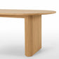 Contemporary Solid Wood Table Oval Double Pedestal Home Kitchen Furniture Clearhalo ' dining_table' 'Dining Tables & Seating' 'Dining Tables' 'furn' 'furn_dining_table' 'Furniture' 'furniture_dining_table' 'Kitchen & Dining Furniture' 'kitchen&dining_furn' 'kitchen' 'kitchen_dining_table' 1200x1200_867c272c-ee6f-40d9-a695-18e25a0826d4