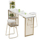Solid Wood Bar Stool and Table Set 1/2/3 Pieces Rectangular Rectangular Clearhalo 'Bar Furniture' 'furn' 'furn_home_bar_bar_sets' 'Furniture' 'Home Bars & Bar Sets' 'home_bar_bar_sets' 'Kitchen & Dining Furniture' 1200x1200_867c464b-a795-4d9d-87ae-dee3ce27b23f