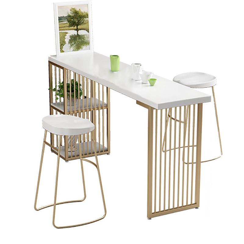 Solid Wood Bar Stool and Table Set 1/2/3 Pieces Rectangular Rectangular Clearhalo 'Bar Furniture' 'furn' 'furn_home_bar_bar_sets' 'Furniture' 'Home Bars & Bar Sets' 'home_bar_bar_sets' 'Kitchen & Dining Furniture' 1200x1200_867c464b-a795-4d9d-87ae-dee3ce27b23f