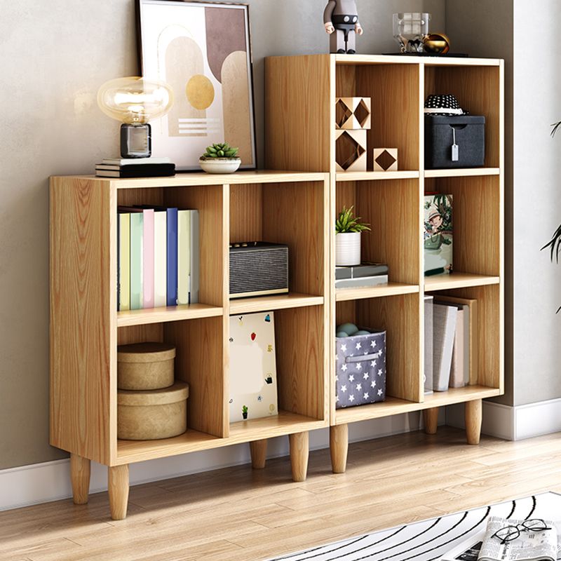 Natural Standard Bookshelf Wooden Contemporary Bookcase with Shelves Clearhalo 'Bookcases' 'furn' 'furn_bookcases' 'Furniture' 'Office Furniture' 1200x1200_867c8061-f83c-4f1e-ab96-7ba770a6934e