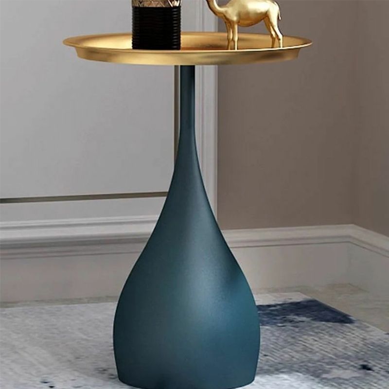 Table de base de base de base de piédestal ronde table de style moderne médiéval