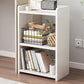 9.44" Wide Home Standard Bookshelf Modern Wood Movable Shelf