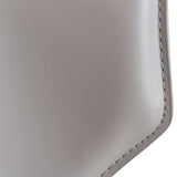 Modern Style Dining Chair Armless Dining Chair with Metal Legs for Kitchen