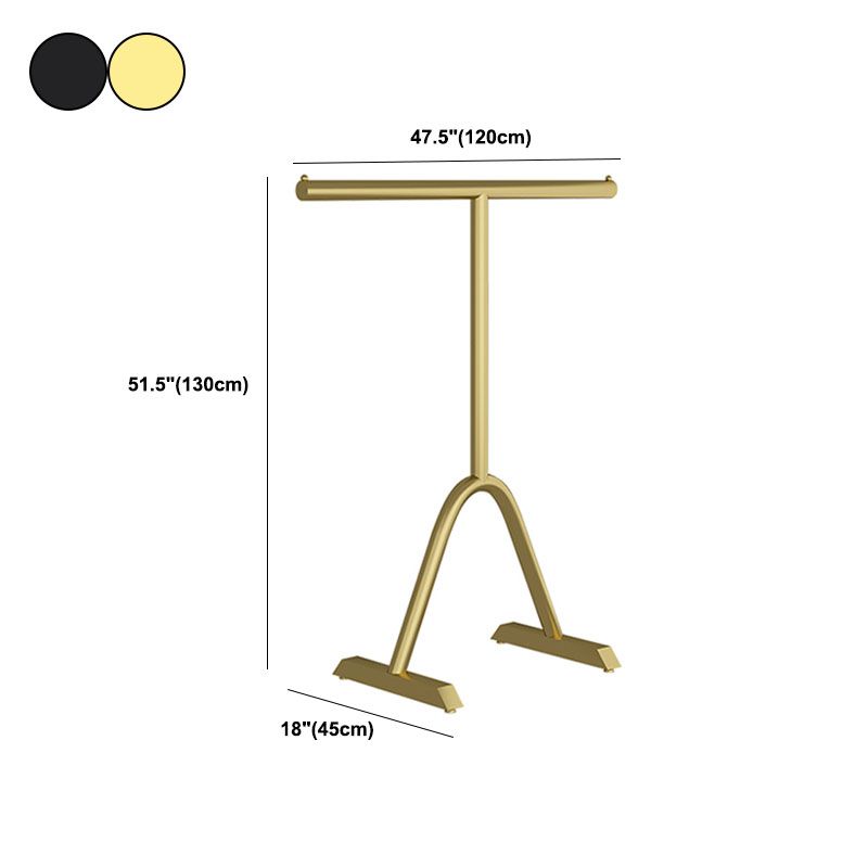 Moderne minimalistische Style -Rack Metallic Free Standing Deck Rack für Wohnzimmer