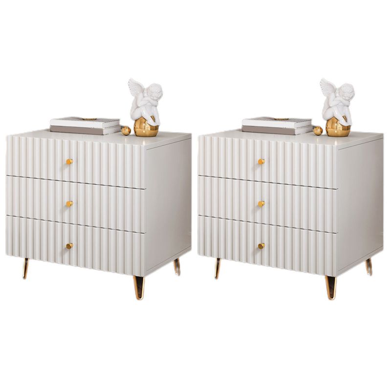 Pierras de noche de cama de madera de ingeniería incluye acento de la mesa de la mesa para la sala de estar para la sala de estar