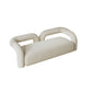 Hedendaagse stijl gebogen bankverklaring Tuxedo Arm Sofa in wit