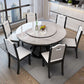 Modern Stone Round Folding Table Solid Wood Pedestal Casual Dining Table Clearhalo ' dining_table' 'Dining Tables & Seating' 'Dining Tables' 'furn' 'furn_dining_table' 'Furniture' 'furniture_dining_table' 'Kitchen & Dining Furniture' 'kitchen&dining_furn' 'kitchen' 'kitchen_dining_table' 1200x1200_8683c02d-ab8c-4d28-ae24-1a3e171f49af