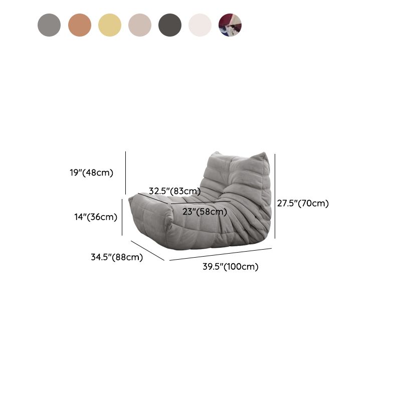 Contemporary Parsons Chair with Sewn Pillow Back Armless Chair Clearhalo 'Accent Chairs' 'accent_chairs' 'Chairs & Seating' 'furn' 'furn_accent_chairs' 'Furniture' 'Living Room Furniture' 1200x1200_8684280e-9bc6-429f-8657-6f665dfc31f3