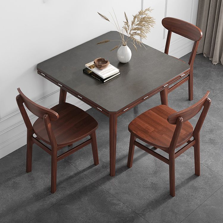 Industrial Style Dining Table Square Sintered Stone Dining Table with Wooden Base Clearhalo ' dining_table' 'Dining Tables & Seating' 'Dining Tables' 'furn' 'furn_dining_table' 'Furniture' 'furniture_dining_table' 'Kitchen & Dining Furniture' 'kitchen&dining_furn' 'kitchen' 'kitchen_dining_table' 1200x1200_86851c35-f87d-4d10-a374-a303aae1b1d6