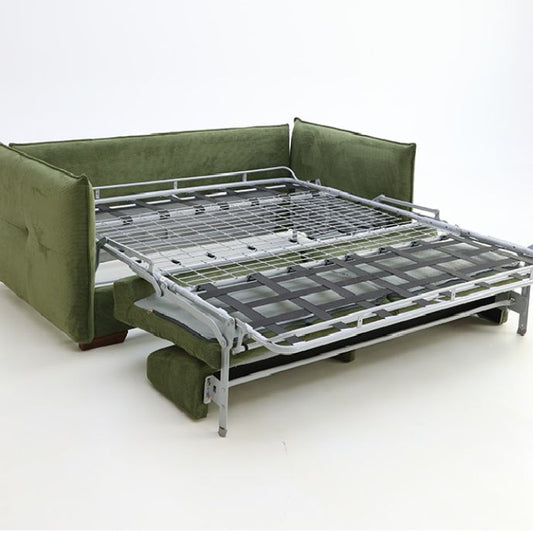 Skandinavisches Sofa Stoff Wohnzimmer Kissen Quadratarm Standardsofa Bett